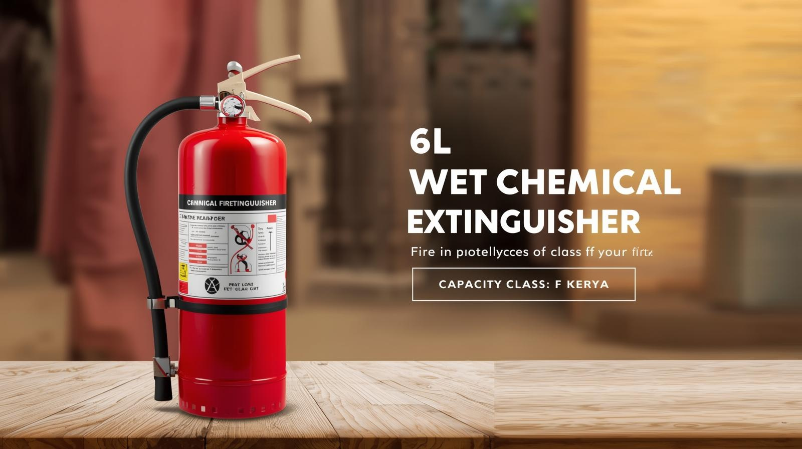 6L Wet Chemical Fire Extinguisher 4